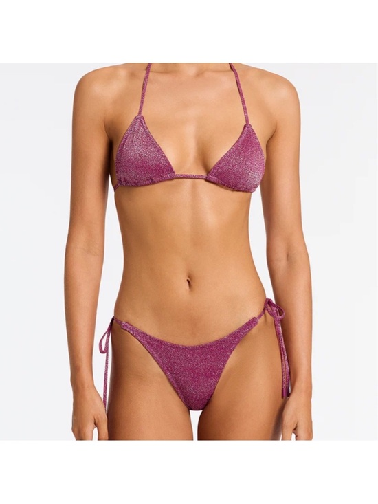 triangl swimwear Other - triangl swimwear Shimmering Magenta Tie-Side Triangle Bikini